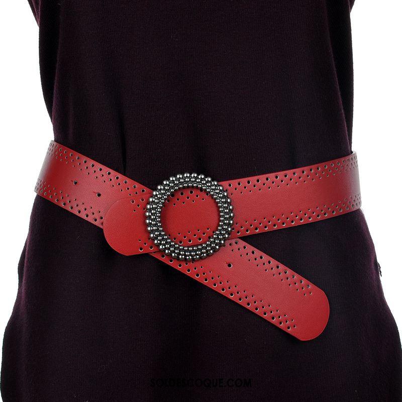 Ceinture Femme Creux Chandail All-match Simple Décoration Pas Cher