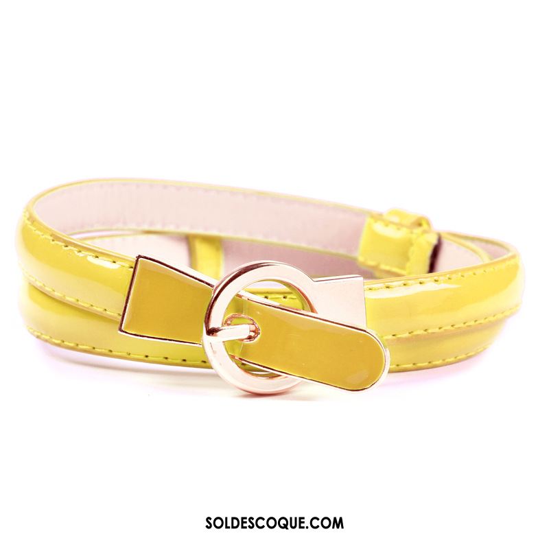 Ceinture Femme Cuir Verni Jaune Vert Rouge Le Nouveau En Vente