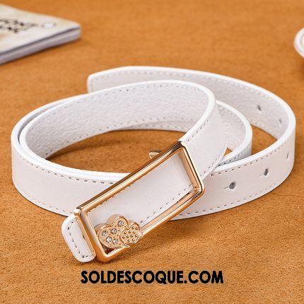 Ceinture Femme Loisir Pure Lisse Carrière Vêtements De Cérémonie Pas Cher