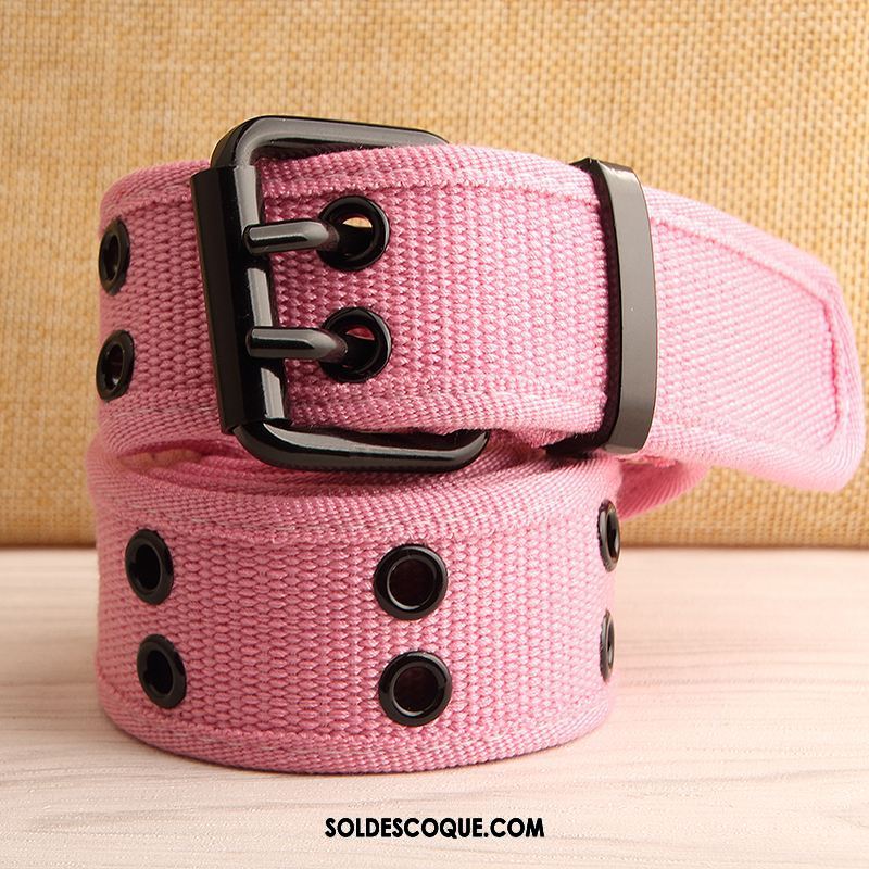 Ceinture Femme Loisir Toile Étudiant Amoureux Homme Soldes