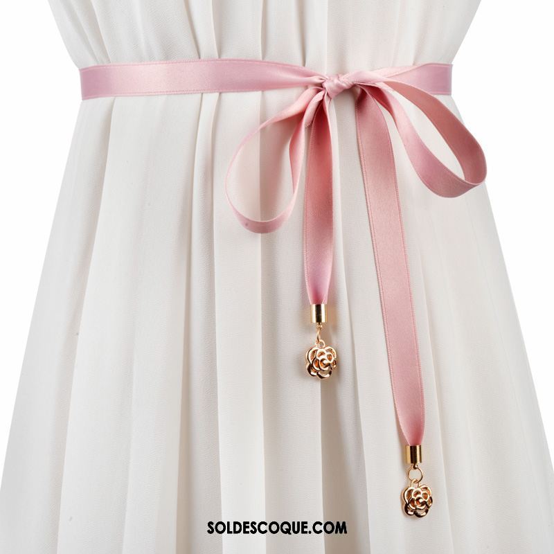 Ceinture Femme Rose Simple Fleur Décoration Doux En Ligne