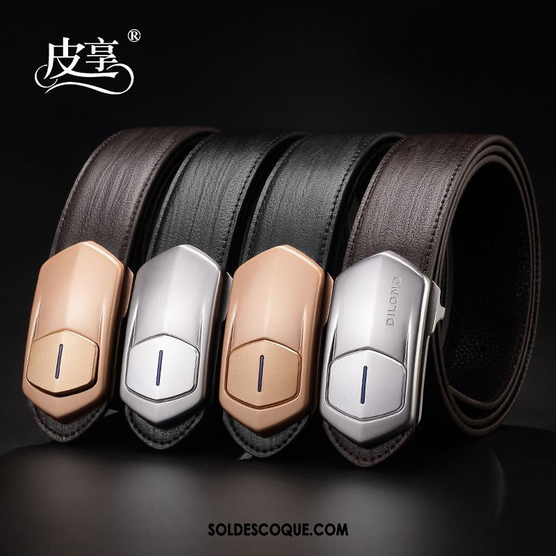 Ceinture Homme All-match Couche De Tête Loisir Jeunesse Personnalité Soldes