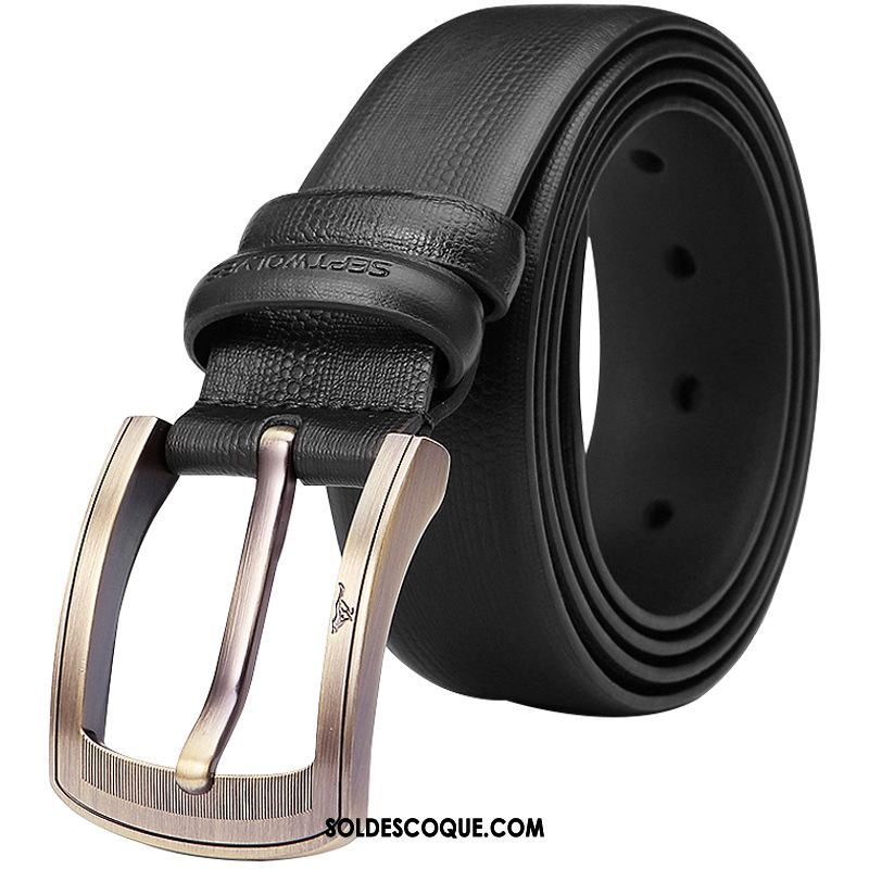 Ceinture Homme All-match Entreprise Noir Jeunesse Authentique En Vente