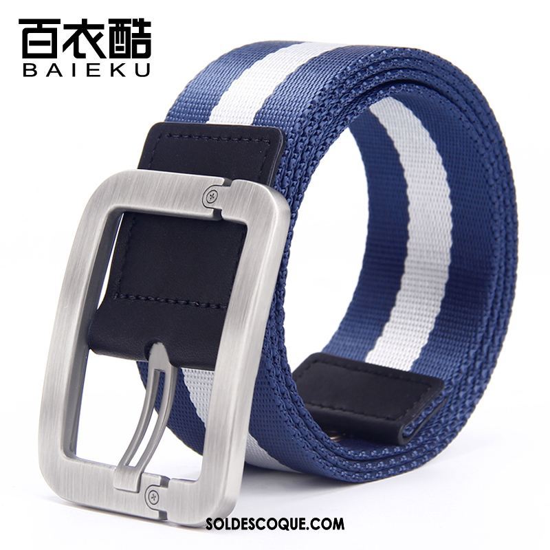 Ceinture Homme Toile Boucle Jeunesse Loisir Tendance Soldes