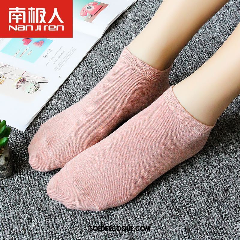 Chaussette Femme Chaussette Courte Chaussettes En Coton Faible Charmant Rose En Ligne