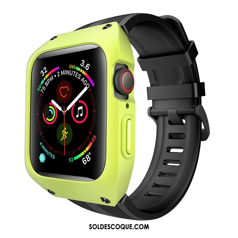 Coque Apple Watch Series 1 Incassable Personnalité Vert Noir Marque De Tendance Housse En Ligne