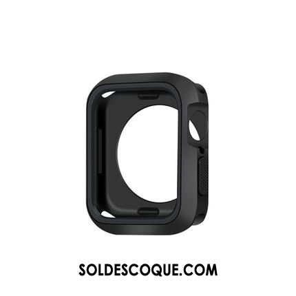 Coque Apple Watch Series 2 Silicone Bicolore Noir Personnalité Incassable Housse Pas Cher