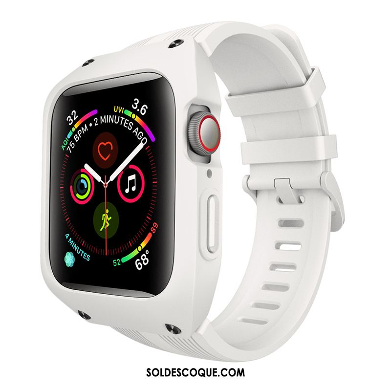 Coque Apple Watch Series 3 Blanc Étui Tout Compris Marque De Tendance Sport Pas Cher