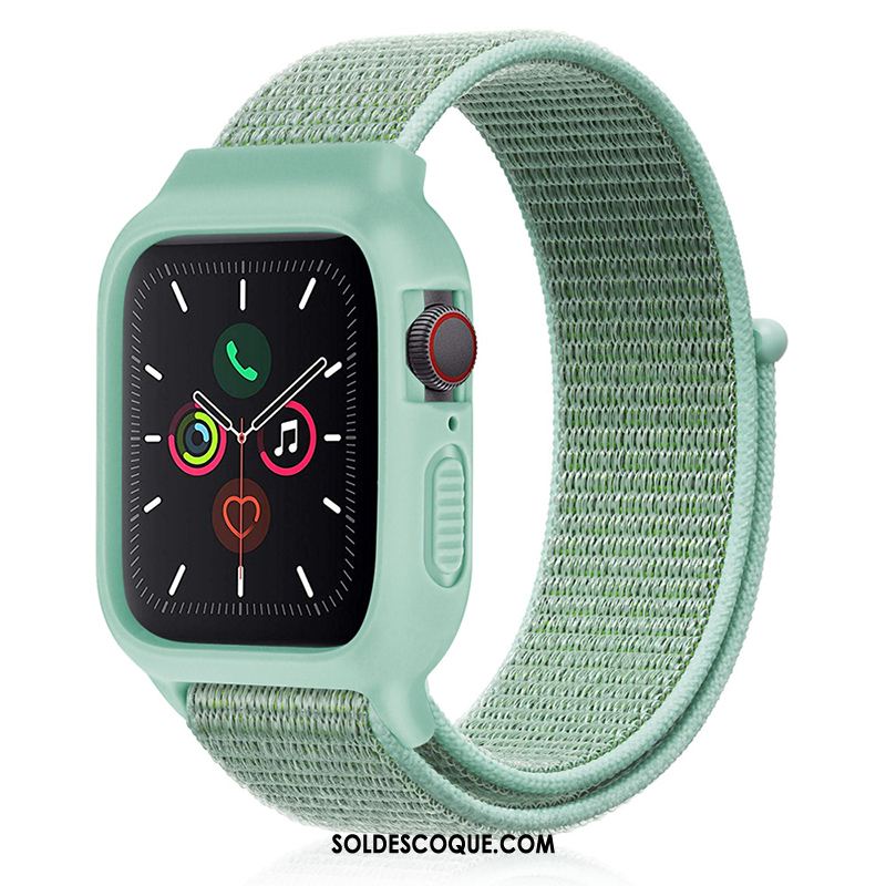 Coque Apple Watch Series 3 Sport Vert Nouveau Nylon Silicone Housse Soldes