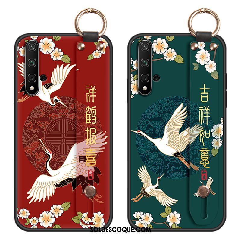 Coque Honor 20 Grue Ornements Suspendus Étui Jeunesse Style Chinois Soldes