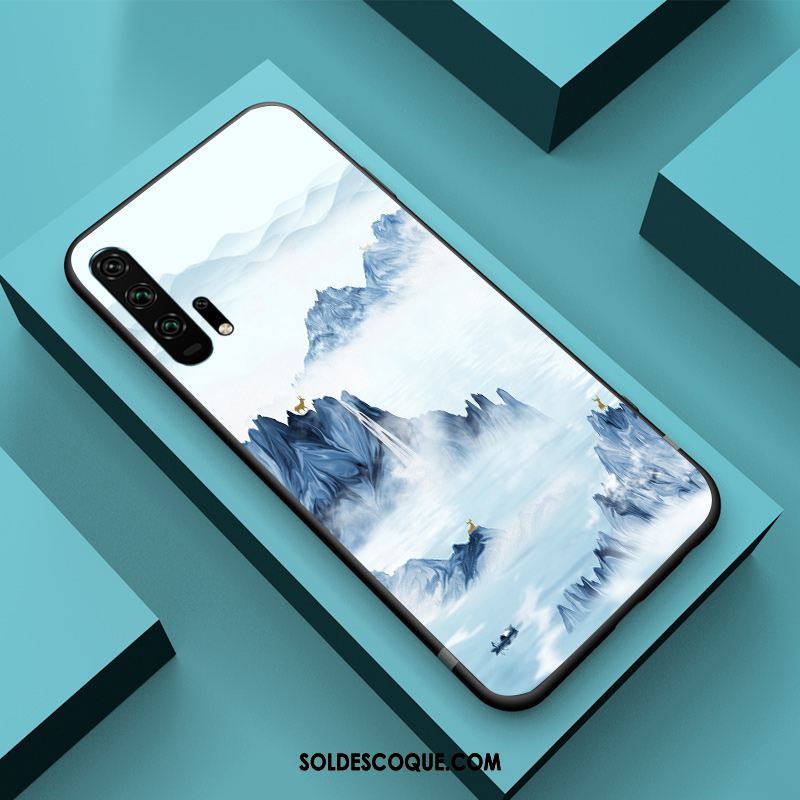 Coque Honor 20 Pro Tout Compris Net Rouge Personnalité Bleu Incassable France