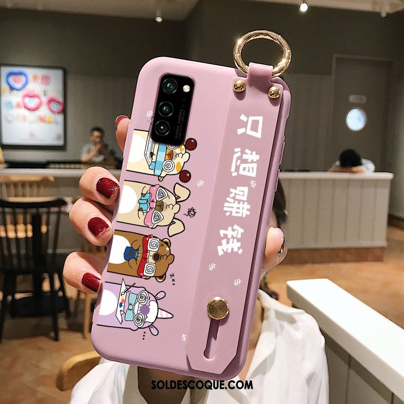 Coque Honor 30 Pro Silicone Incassable Dessin Animé Téléphone Portable Rose En Ligne