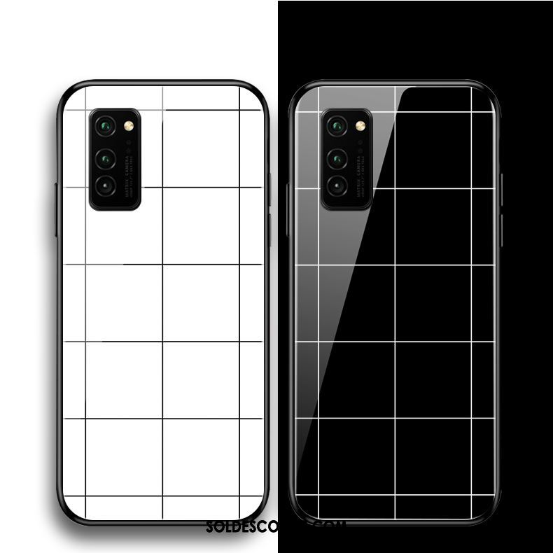 Coque Honor 30 Pro Téléphone Portable Étui Fluide Doux Silicone Plaid Housse Soldes