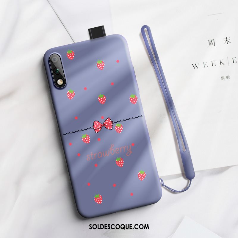 Coque Honor 9x Nouveau Bleu Fruit Dessin Animé Charmant En Ligne