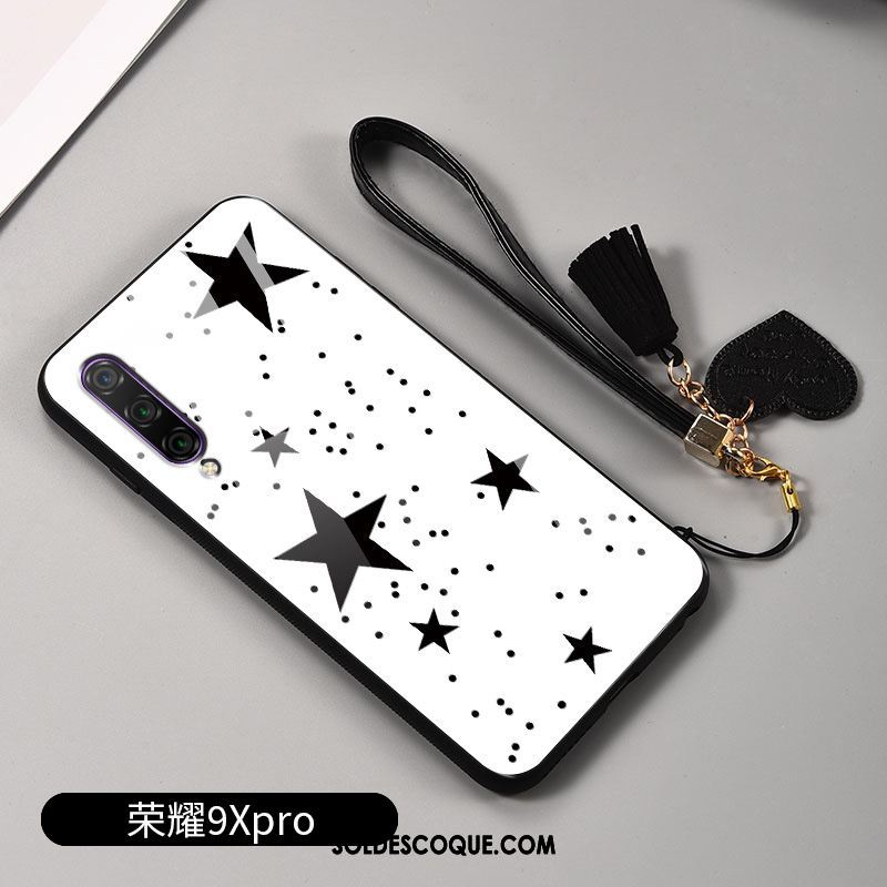 Coque Honor 9x Pro Blanc Personnalité Marque De Tendance Téléphone Portable Fluide Doux Soldes