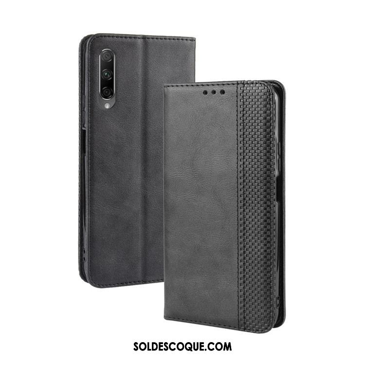 Coque Honor 9x Pro Noir Protection Étui Téléphone Portable Étui En Cuir Pas Cher