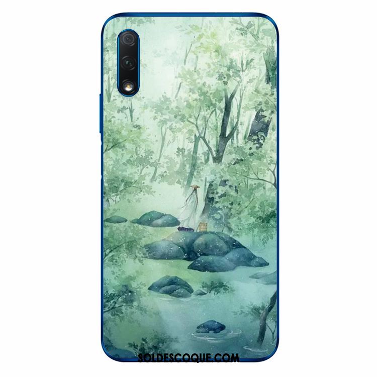 Coque Honor 9x Protection Téléphone Portable Vert Vent Art En Ligne