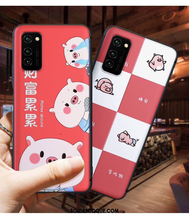 Coque Honor View30 Pro Noël Créatif Simple Chat Très Mince Soldes