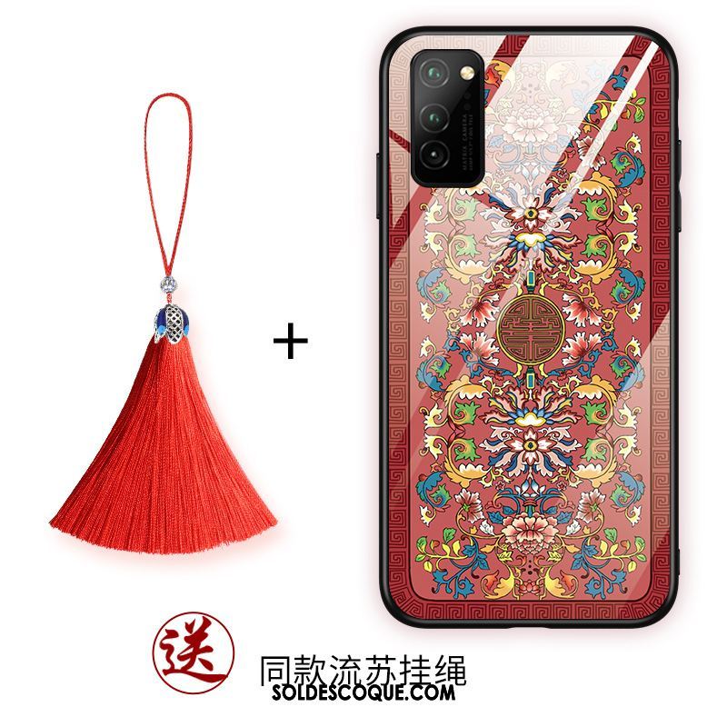 Coque Honor View30 Sculpté Incassable Classiques Style Chinois Personnalité Soldes