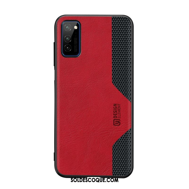 Coque Honor View30 Vintage Étui Rouge Tout Compris Silicone Pas Cher