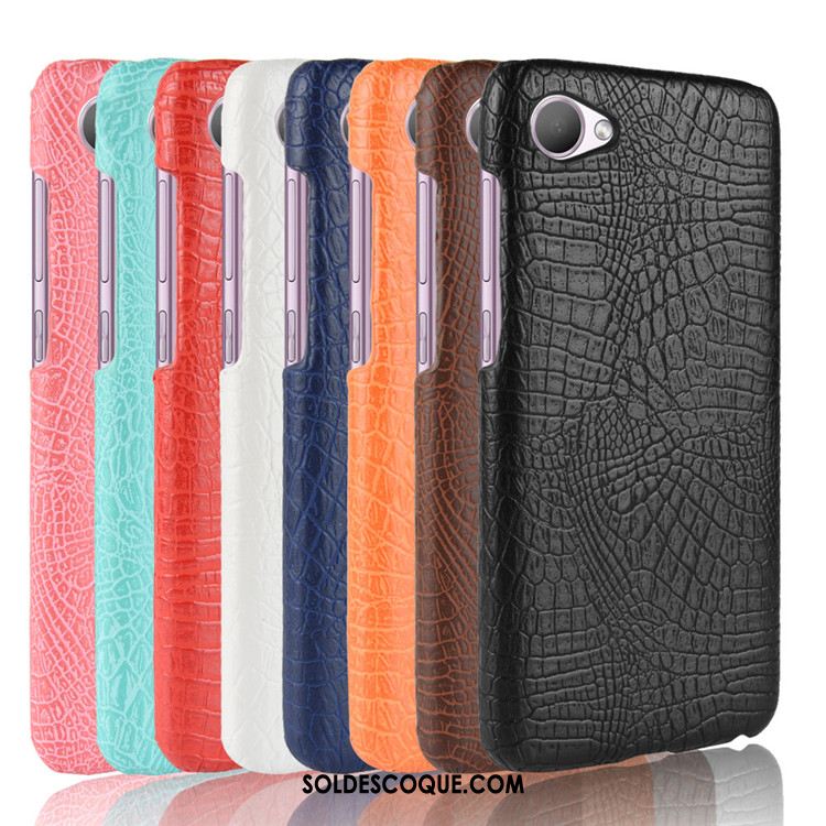 Coque Htc Desire 12 Étui Crocodile Modèle Qualité Vintage Cuir Pas Cher