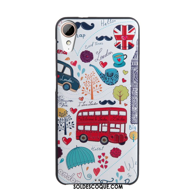 Coque Htc Desire 825 Fluide Doux Étui Protection Silicone Multicolore Pas Cher