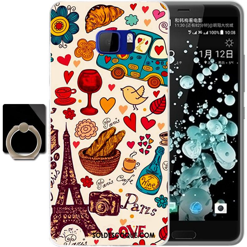 Coque Htc U Ultra Dessin Animé Multicolore Fluide Doux Téléphone Portable Tout Compris En Ligne