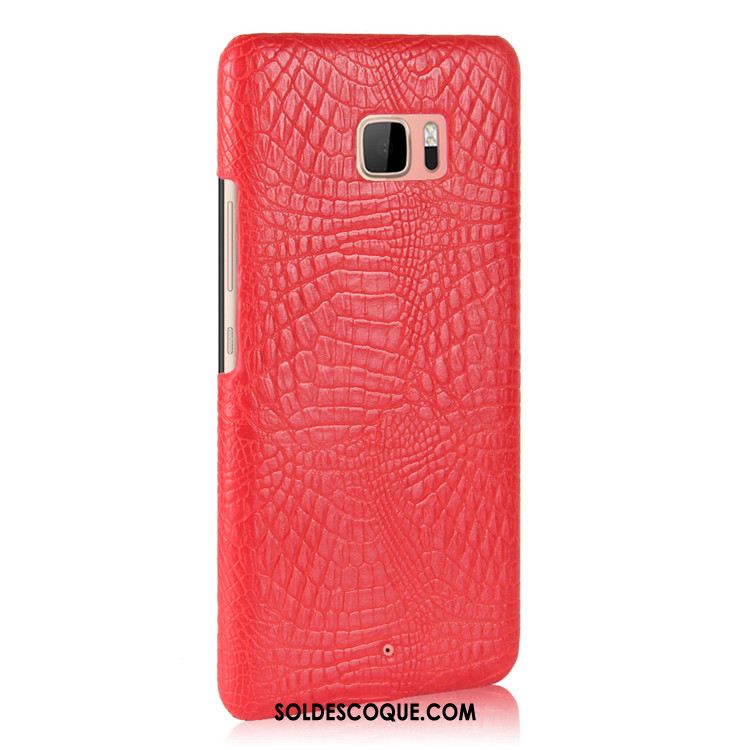 Coque Htc U Ultra Protection Téléphone Portable Vintage Étui Crocodile Pas Cher