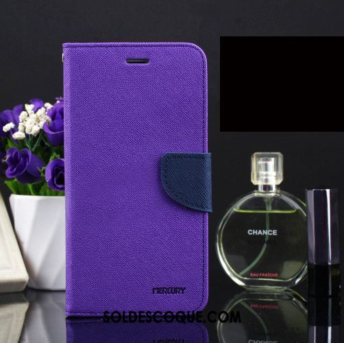 Coque Htc U11 Fluide Doux Ornements Suspendus Incassable Étui En Cuir Violet En Ligne