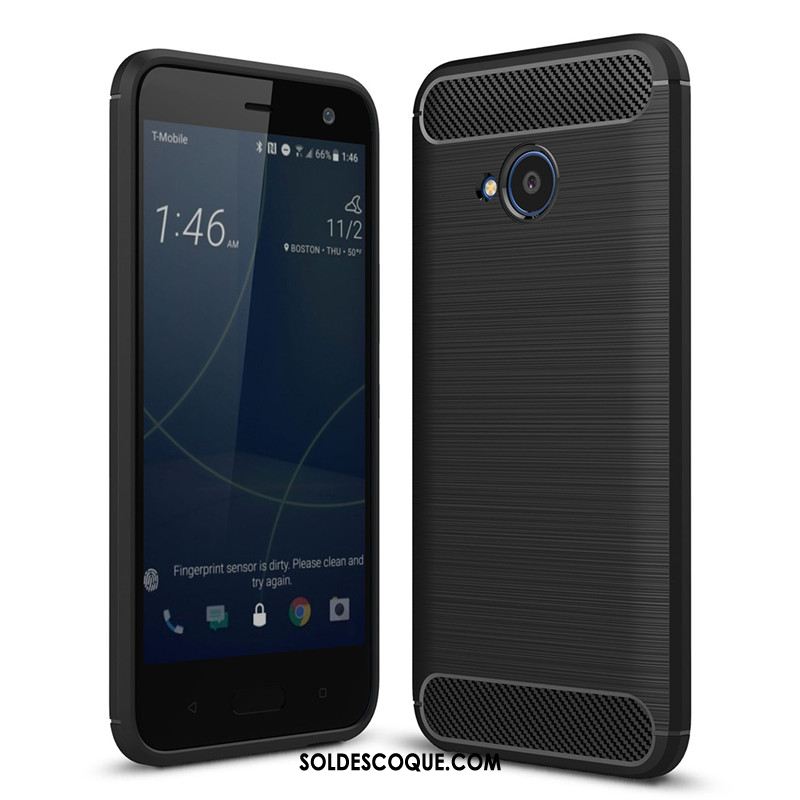 Coque Htc U11 Life Fluide Doux Silicone Noir Protection Tout Compris En Vente