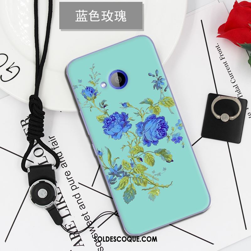 Coque Htc U11 Life Personnalité Bleu Dessin Animé Incassable Silicone Housse Pas Cher