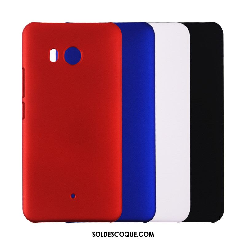 Coque Htc U11 Téléphone Portable Délavé En Daim Difficile Protection Rouge En Vente