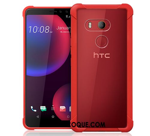 Coque Htc U11+ Élégant Noir Incassable Téléphone Portable Étui Pas Cher