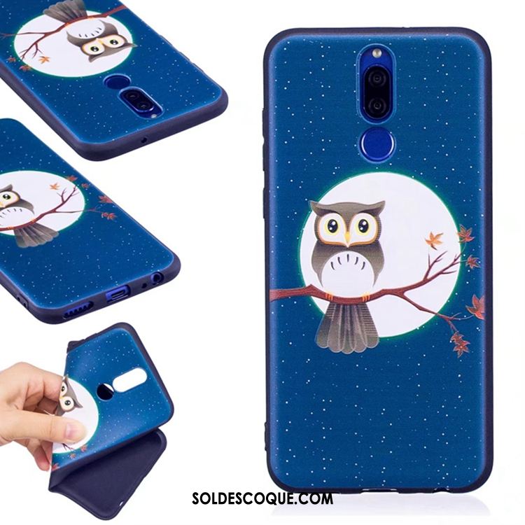 Coque Huawei Mate 10 Lite Étui Incassable Créatif Tout Match Bleu En Vente