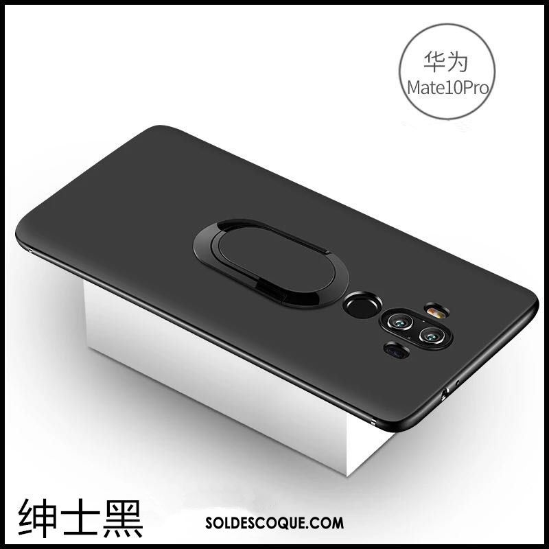 Coque Huawei Mate 10 Pro Fluide Doux Incassable Noir Téléphone Portable Pas Cher