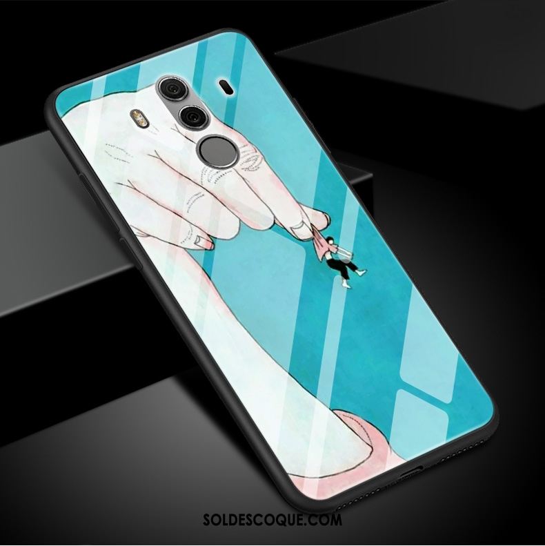 Coque Huawei Mate 10 Pro Fluide Doux Étui Téléphone Portable Verre Incassable France