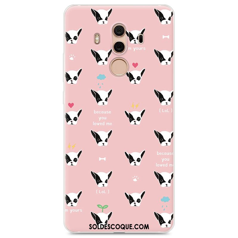 Coque Huawei Mate 10 Pro Incassable Protection Créatif Tout Compris Rose En Ligne