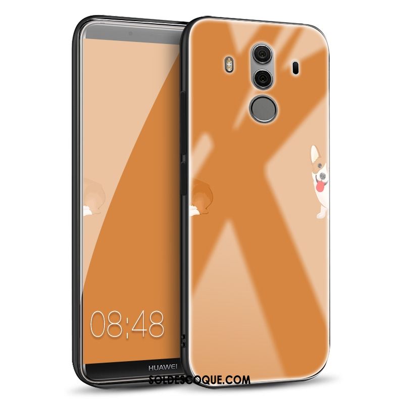 Coque Huawei Mate 10 Pro Tempérer Verre Dessin Animé Téléphone Portable Étui En Vente