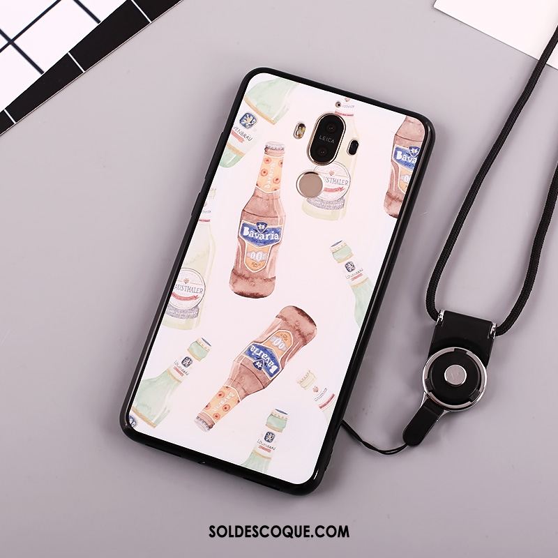 Coque Huawei Mate 10 Pro Tendance Ornements Suspendus Blanc Étui Protection Pas Cher