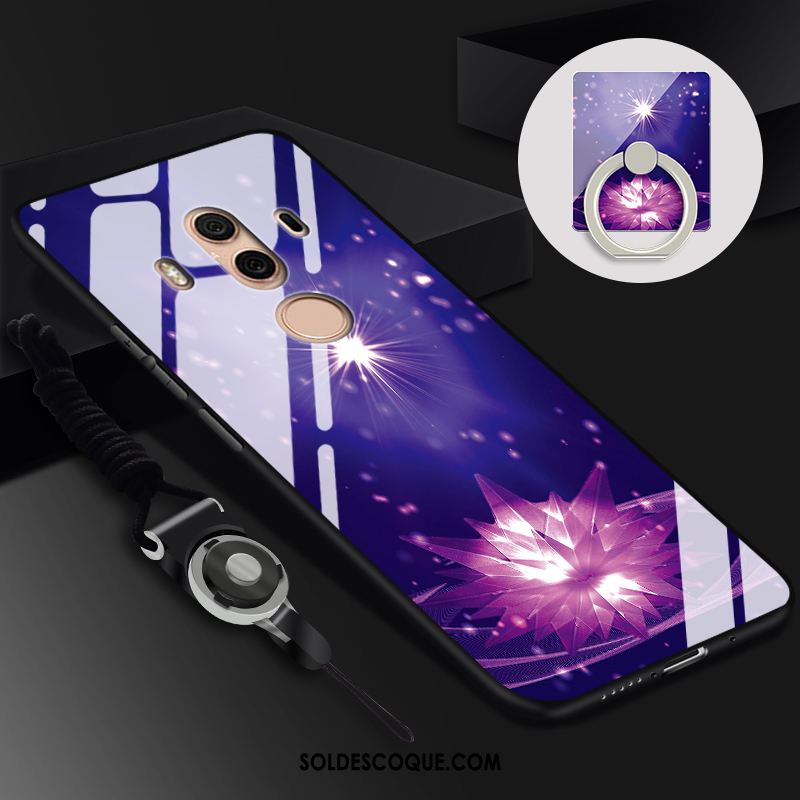 Coque Huawei Mate 10 Pro Tout Compris Support Étui Violet Personnalité Housse En Vente