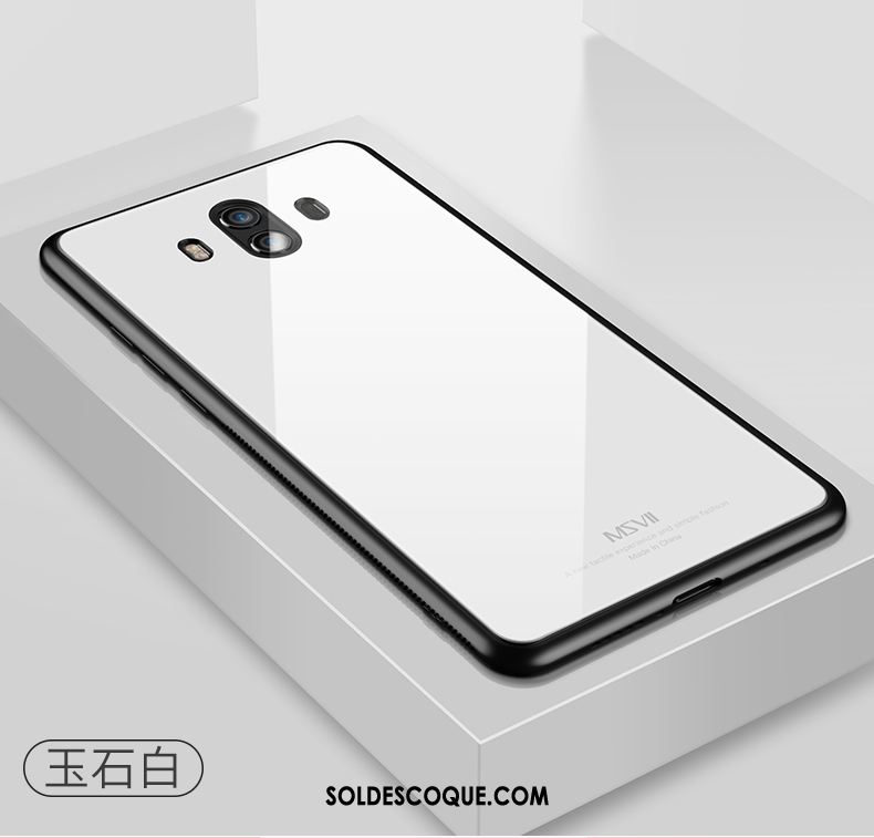 Coque Huawei Mate 10 Simple Protection Étui Couvercle Arrière Verre France