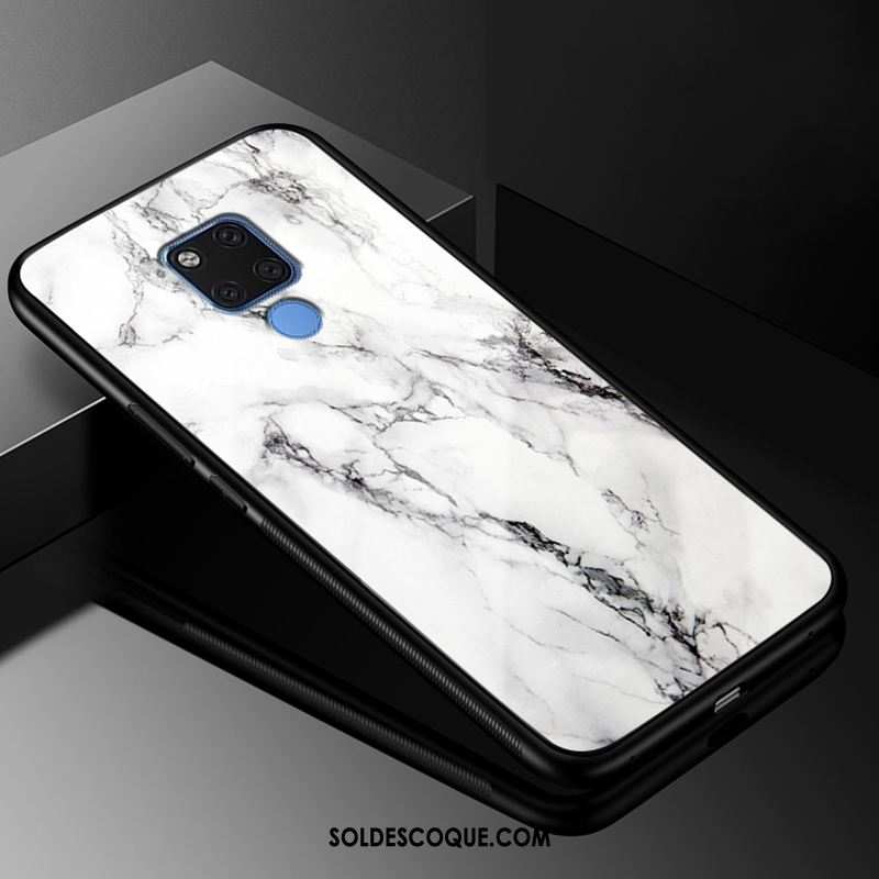 Coque Huawei Mate 20 Blanc Étui Incassable Tout Compris Créatif Pas Cher