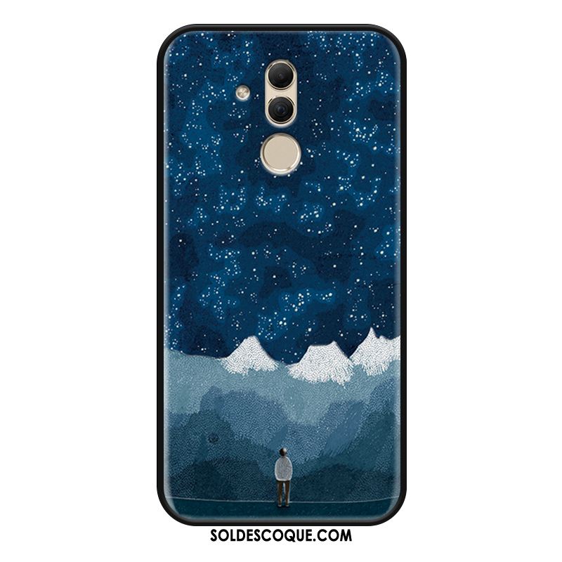 Coque Huawei Mate 20 Lite Incassable Téléphone Portable Gaufrage Tout Compris Ornements Suspendus Pas Cher