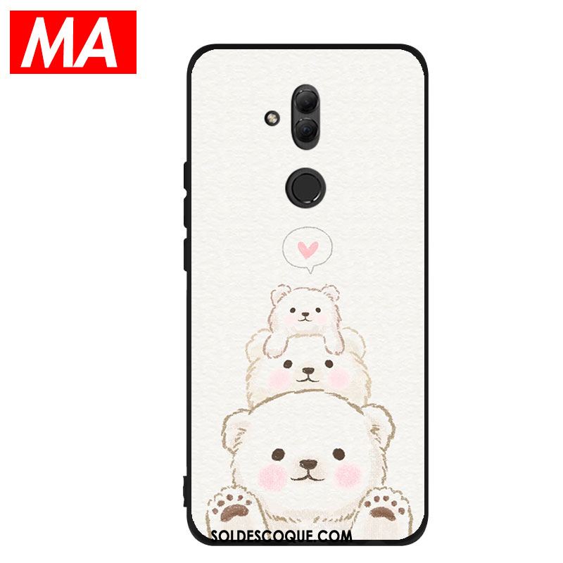 Coque Huawei Mate 20 Lite Téléphone Portable Petit Fluide Doux Étui Ours Soldes