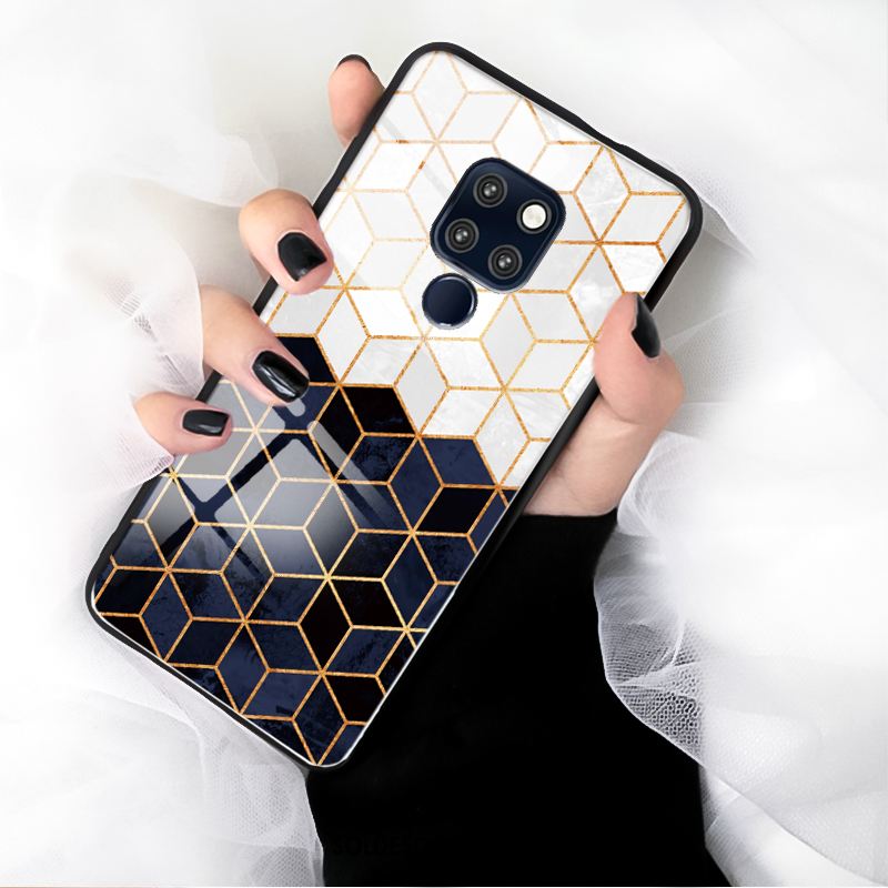 Coque Huawei Mate 20 Miroir Verre Trempé Tout Compris Étui Mode En Vente