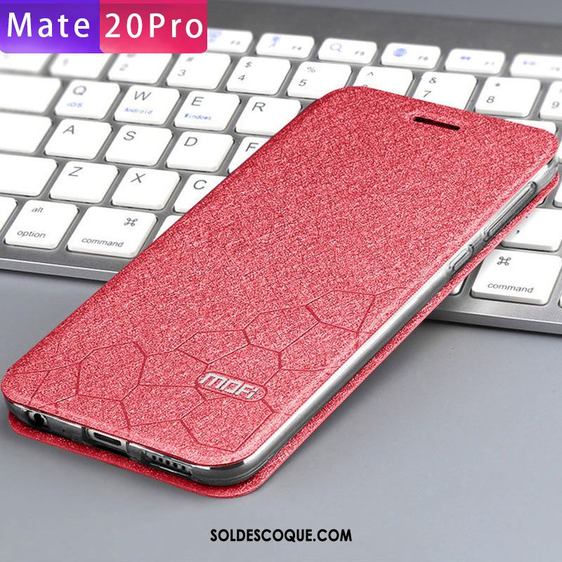 Coque Huawei Mate 20 Pro Incassable Marque De Tendance Délavé En Daim Protection Fluide Doux France