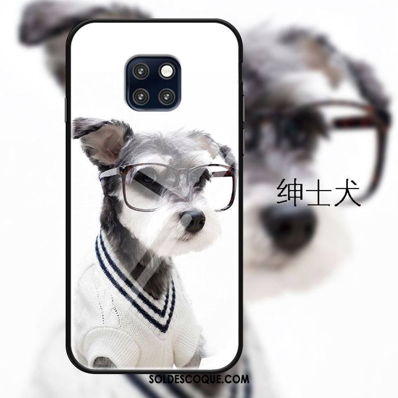 Coque Huawei Mate 20 Pro Simple Dessin Animé Verre Téléphone Portable Gentilhomme Housse En Vente