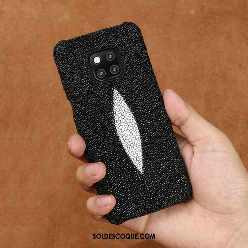 Coque Huawei Mate 20 Rs Cuir Personnalité Luxe Qualité Noir Housse Pas Cher