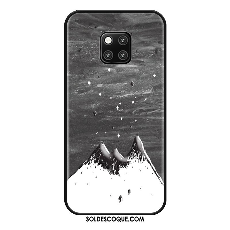 Coque Huawei Mate 20 Rs Téléphone Portable Gris Fluide Doux Tendance Blanc Soldes