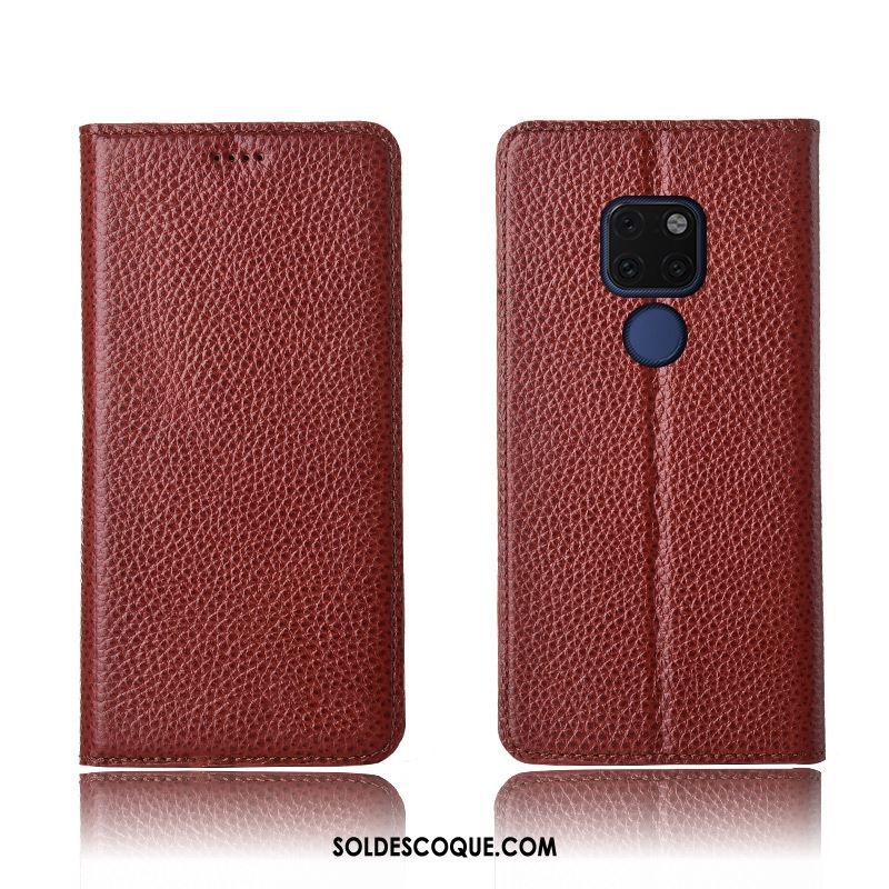 Coque Huawei Mate 20 Tout Compris Cuir Véritable Fluide Doux Silicone Téléphone Portable Housse En Ligne